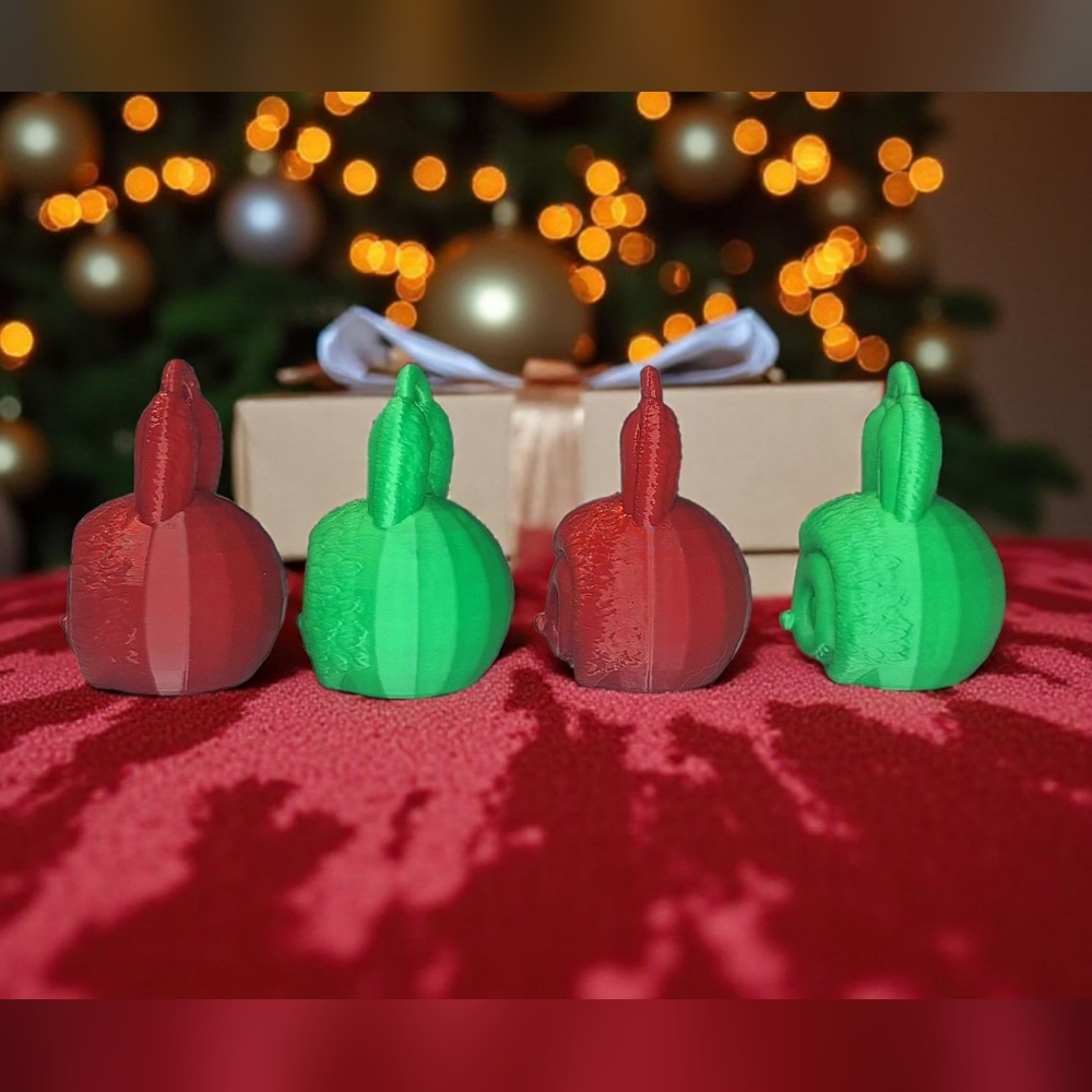 Monsters Christmas Tree Ornaments! 4pack! - Picture 2 of 4